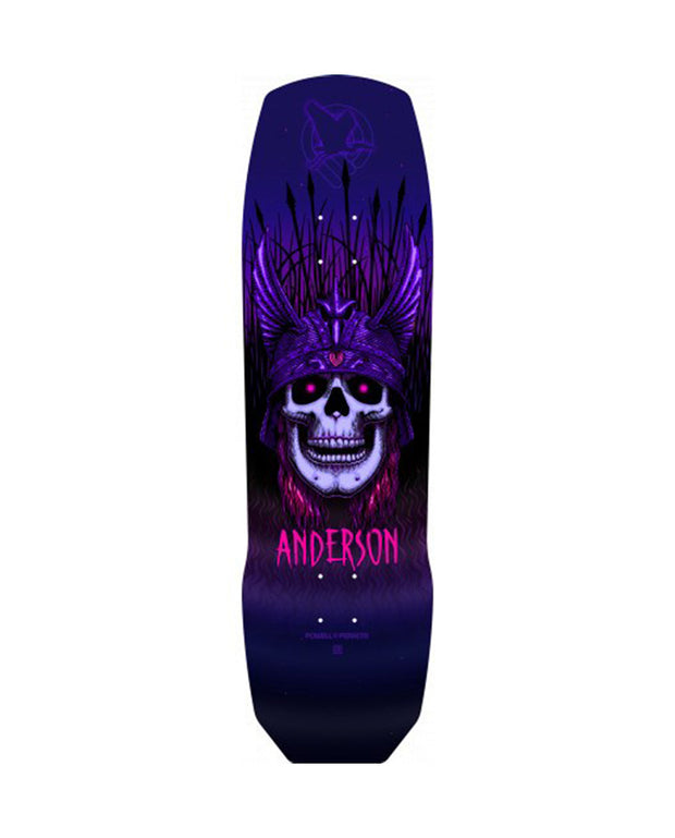 Powell Peralta - Andy Anderson Heron Skull Purple Deck