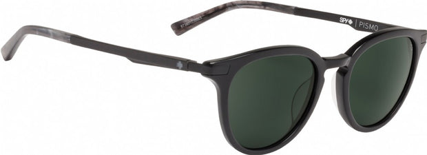 SPY Sunglass Pismo - Shiny Black - Happy Grey Green